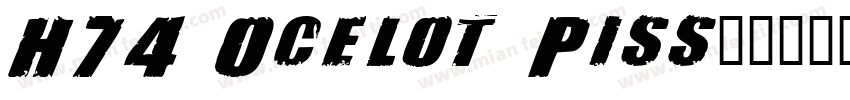 H74 Ocelot Piss字体转换